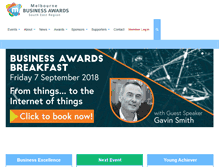 Tablet Screenshot of melbournebusinessawards.com.au